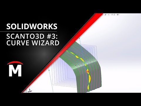 SOLIDWORKS ScanTo3D Part 3 - Curve Wizard