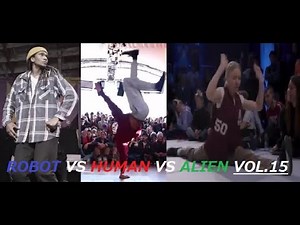 Robot VS Human VS Alien Ver.15 // Incredible Dance Moves ft.lil blade, inximoon, robozillaa