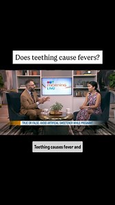 Teething is a normal process of new teeth working their way through the gums. The most common symptoms of teething are: gum irritation, irritability, and increased drooling. Sometimes babies can have a mild increase in body temperature when teething. However, do not confuse this with a true fever, which is when the temperature is greater than 38°C. If a fever persists, please see your care provider to rule out other causes of fever such as ear infections or urinary tract infections. How did your
