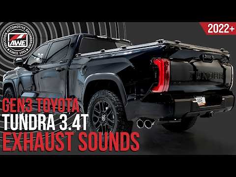 2022+ Gen3 Toyota Tundra Exhausts: AWE 0FG Catbacks w/ BashGuard™
