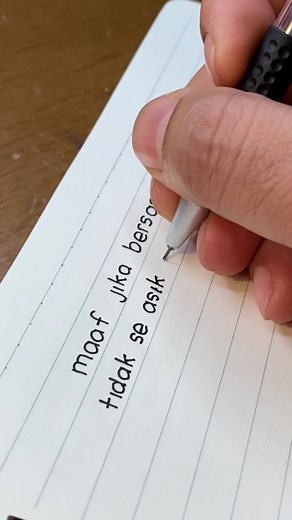 Writing in a Latin Alphabet: Creative Process Captured