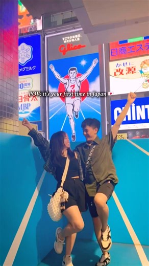 🇯🇵Japan can be so addictive to explore🏯Osaka was our first stop, and the culture shock was real!