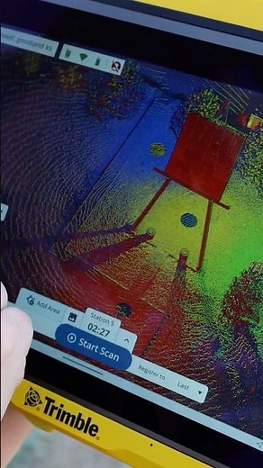 Trimble Visits The World's Largest Easel