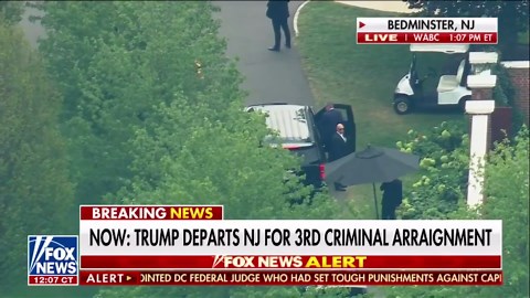 Trump departs NJ for third criminal arraignment in DC on August 3