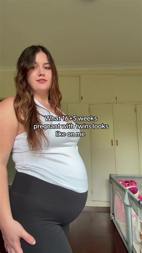 What 16 Weeks Pregnant with Twins Looks Like