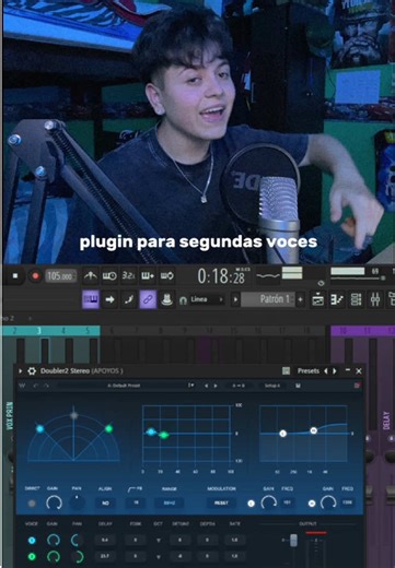 Este plugin es perfecto si quieres que tus voces suenen más grandes y anchas sin grabar mil tomas. Yo lo uso mucho en coros y ad-libs para darle más presencia a la voz 🎧🔥 #produccionmusical #mezcladevoces #pluginsaudio #homestudio #musicatips