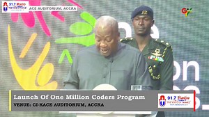 Presentation By H.E. President John Mahama At The Launch Of The One Million Coders Program By The Government Of Ghana. {Part 3} | RADIO TAMALE 91.7