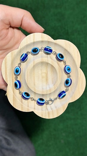 Evil Eye 🧿 Bracelet Tutorial #tutorial #diy #learning