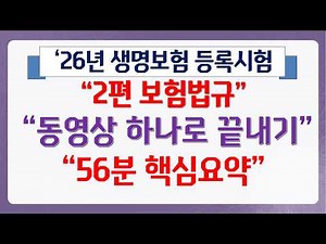 [Perfect Summary] 2026 Life Insurance Enrollment Exam Key Summary Part 2: Insurance Regulations -...
