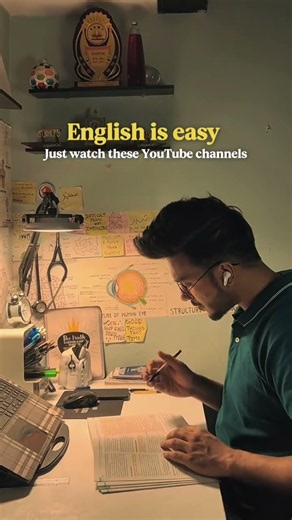 Master English Easily With These YouTube Channels (Link Below)⬇️🤯 #ytshorts #shorts #english #study