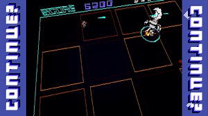 INCOMING ROBOT! Robotron X is like Robotron, but with an X-factor? And we guess that X-factor i s being stuck in a robot hell of our own making while trying to keep businessmen alive so that the gears of industry don't stop turning and we run out of robot killing bullets. https://www.youtube.com/watch?v=ht8SU3IwjoY | Continue?