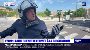Lyon: la rue Grenette fermée à la circulation | BFM Lyon