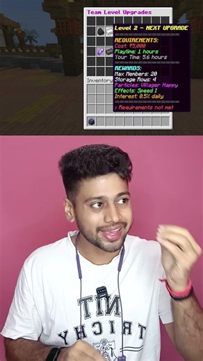 Best Team Plugin For Minecraft SMP 🔥 ProTeams Plugin #minecraft #minecraftshorts #shorts