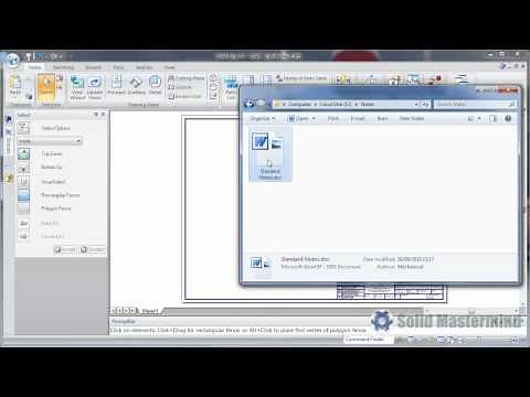 Solid Edge Drafting Top Tips : How To Use Microsoft Word With Solid Edge
