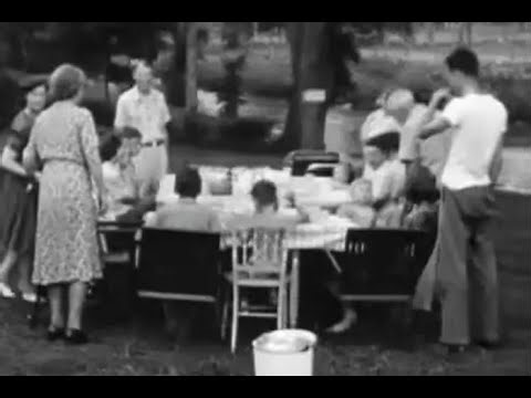 1940s Family Farm Life in America