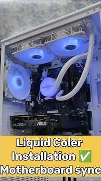 Liquid Coler installation ✅ Motherboard Sync kaise kare✅