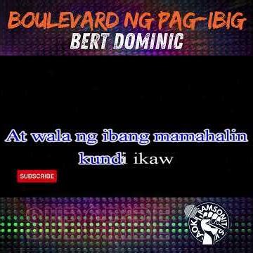 Boulevard Ng Pag-ibig KARAOKE Shorts by Bert Dominic 4K HD #hd #karaoke #samsonites #shorts
