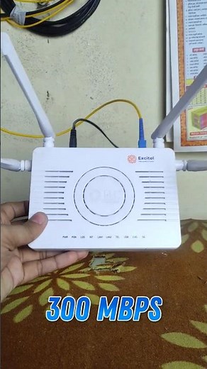 My Excitel Wi-Fi connection Speed test ✨300mbps😍