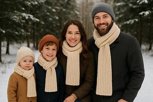 Easy Ribbed Scarf Crochet Pattern PDF | Beginner Friendly | Unisex Winter Scarf | 4 Sizes - Etsy