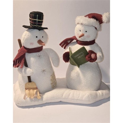 Hallmark Jingle Pals Animated Musical Plush 2003 Caroling Snowmen - Etsy