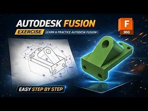 🔧 Fusion360 Beginner Tutorial – No Voiceover
