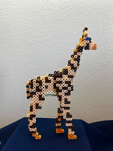 3D Giraffe Perler Bead Pattern: African Animal Craft (digital Download) - Etsy