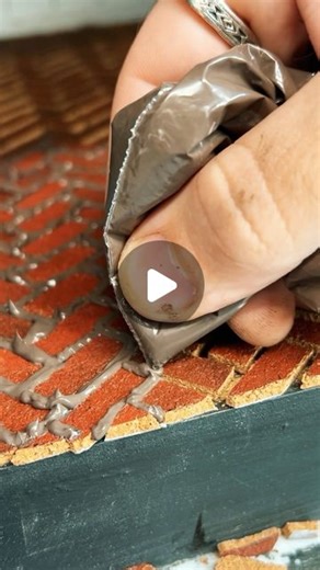 House of Viridian on Instagram: "This brick floor is probably the most rewarding (and also most challenging) miniature project I’ve done so far. I made it out of cork for only $6.. you literally can’t beat that🌟 #miniatures #dollhouse #dollhouseminiatures #12thscale #alisonjrdollhouse #victorianhouse #victoriandollhouse #dollhousekit #diy #dollhouseprocess"