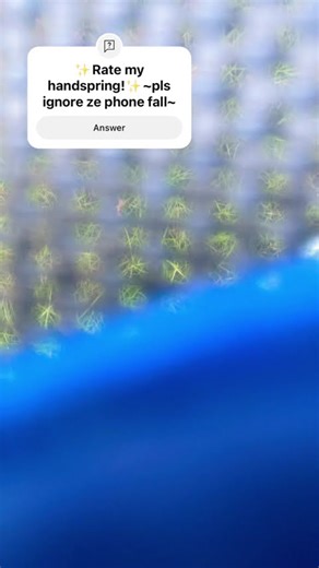 ✨rate my horrible handspring I took a flop✨ #aestheic #nature #handspring #failed