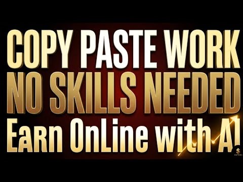 Copy Paste Work | No Skills Needed 💸 Earn Money Online with AI (2026)