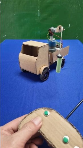 Design a homemade remote control system for a self-propelled crane.