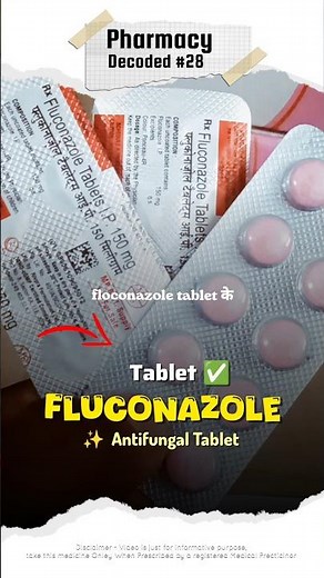 Fluconazole Tablet | Uses, Dose & Side Effects | #Shorts