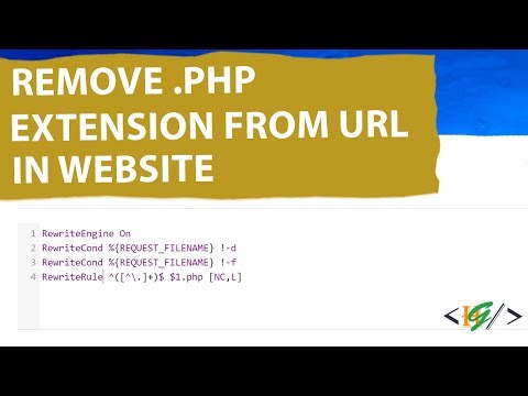 How to Remove .PHP Extension using .Htaccess from URL in Website