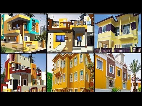 39+ Bright Yellow Color Combination Exterior Painting Ideas for Modern Home.