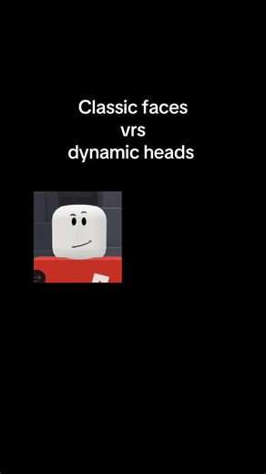 Not my idea! #roblox #faces #classicfaces | classic faces vs dynamic