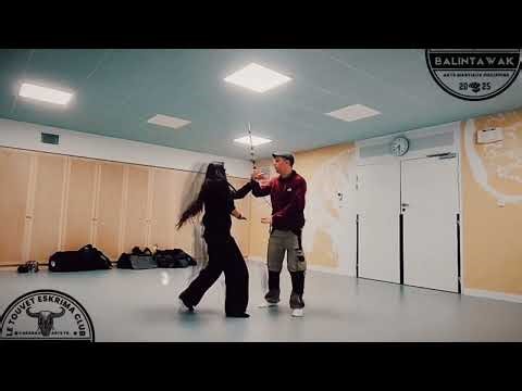 A fun 'multiple techniques' Balintawak Eskrima drill...