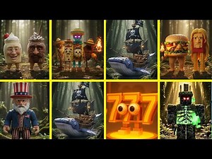 INSANE COMPARISON UPDATE! All new Steal A Brainrot characters in real life