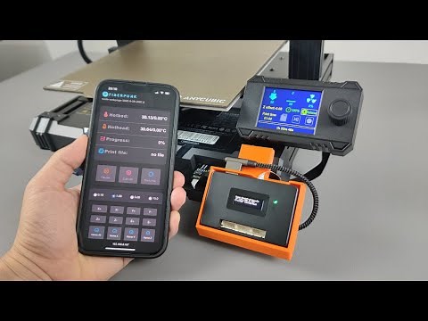 Add a wifi module( Node Pro by Fiberpunk) for your Anycubic Kobra Go