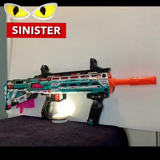 X-SHOT Pro Skins - Sinister Set - Complete! #shorts #nerf #zurutoys #blasters