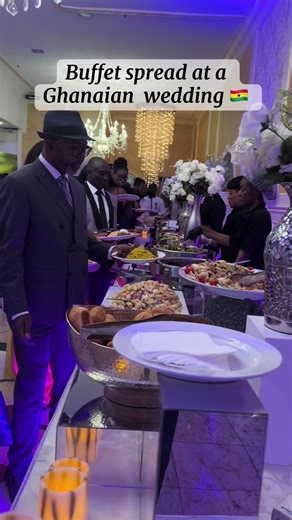 Inspiring Ghanaian Wedding Buffet Spread