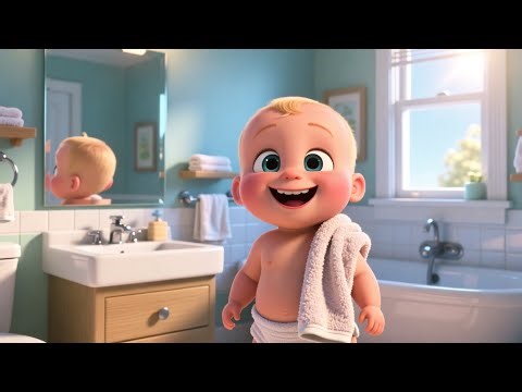 Baby & Kitty Hand Washing 👐🐱 Fun Kids Video Preschool Hygiene & Healthy Habits