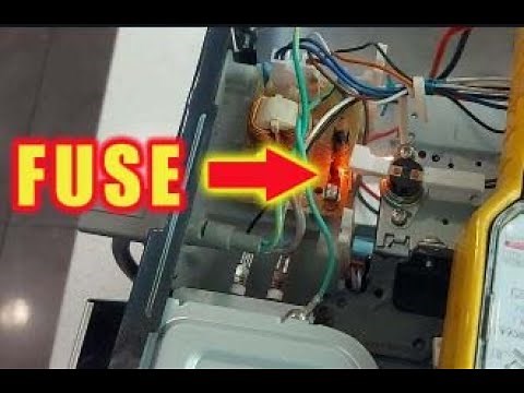 Samsung microwave blown fuse