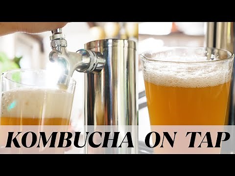 Homemade Kombucha on Tap