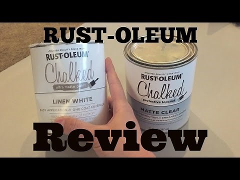 Using Rust-oleum Chalked Paint & Review