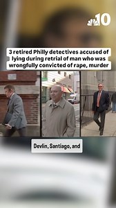 Jury selection began on Monday in the trial of Martin Devlin, Manuel Santiago and Frank Jastrzembski. The three former Philadelphia police detectives are accused of lying under oath during the 2016 retrial of Anthony Wright, a man who was wrongfully convicted of rape and murder in the early 90s and spent two decades in prison before he was exonerated. @byclaudiavargas has the details. | NBC10 Philadelphia