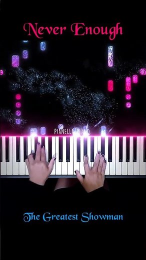 The Greatest Showman - Never Enough Piano Cover #NeverEnough #PianellaPianoShorts