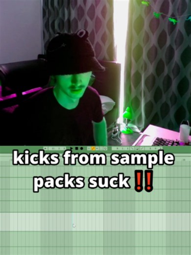 okay honestly, using sample pack kicks is fine. HOWEVER I do think that if you're constantly reaching for the same kinds of kicks in your tracks, you should just save a serum preset that is roughly what you need, then you can just slot that into whatever track you're working on and edit it slightly, instead of spending 5 minutes searching for a kick that works. also maybe some people found this video informative. jorby out #producer #sounddesign #ableton #serum2 #audioengineer