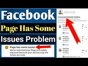 Page Has Some Issue problem on Facebook | Facebook Community Standards Violations