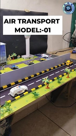 ✈️ Air Transportation Project | Working Science Model | Smart Air Travel System 🚀