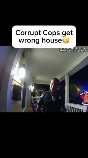 Police Mistakenly Enter Wrong House Prank