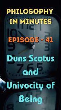 Why Duns Scotus Changed the Meaning of Existence Forever
